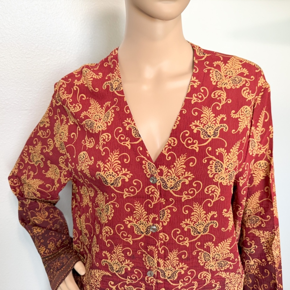 Valerie Stevens Silk Skirt and Blouse - Picture 6 of 16